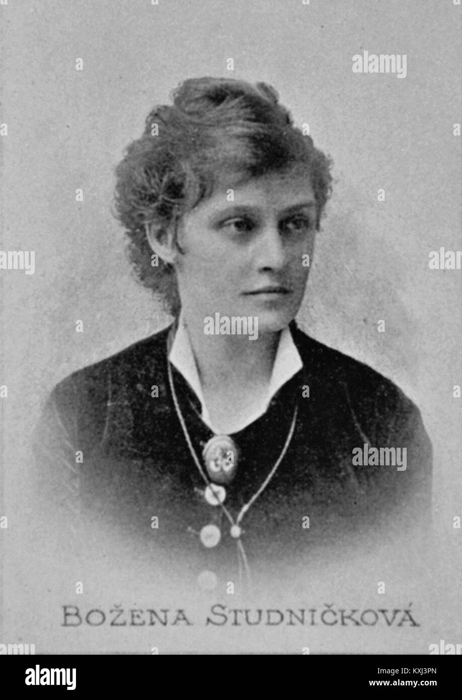Božena Studničková è un'attrice ceca nota per il suo lavoro nel cinema, nella televisione e nel teatro, contribuendo alle arti dello spettacolo nella Repubblica Ceca. Foto Stock