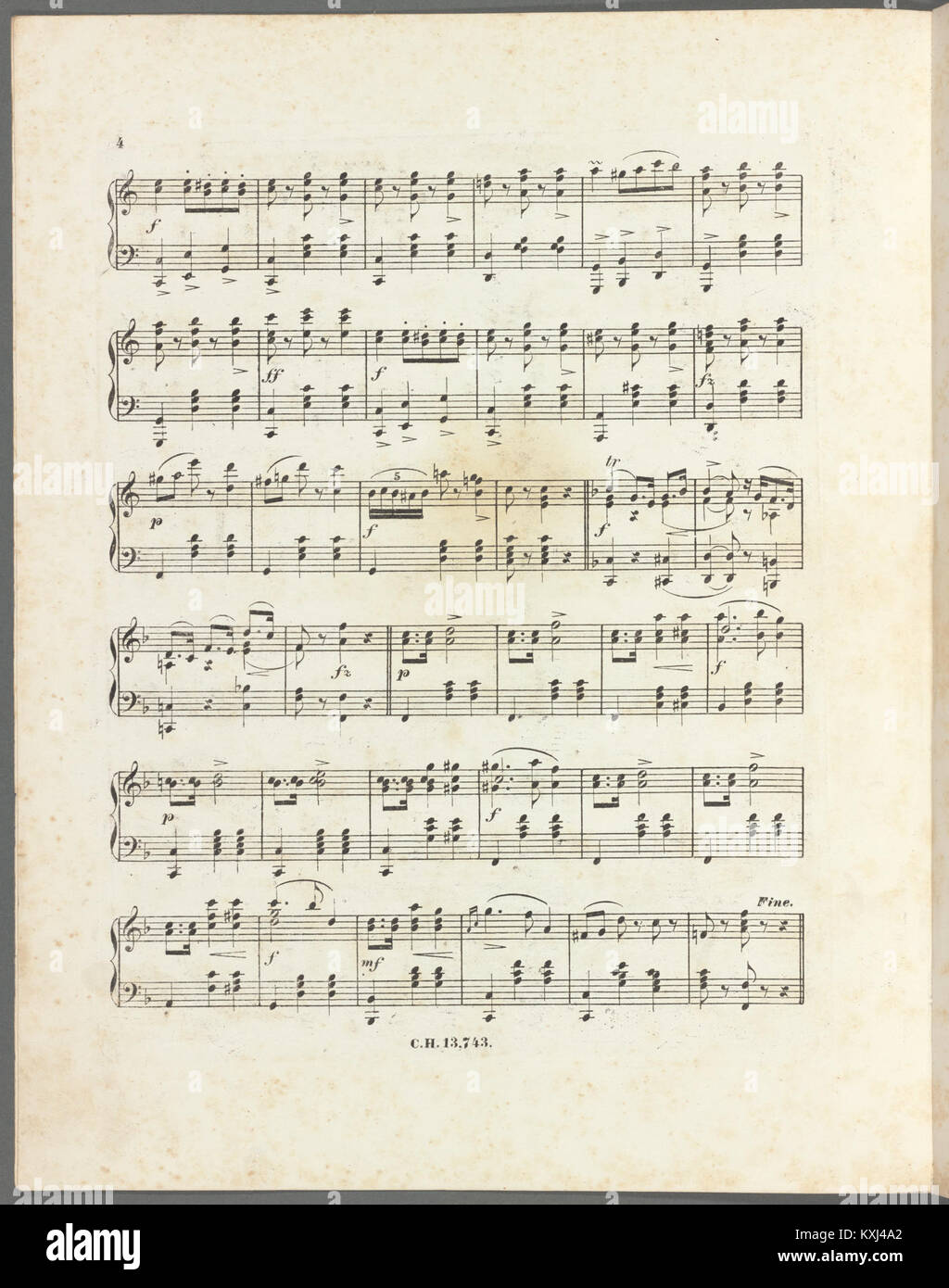 Bürgerlich und romantisch Polka-Mazur für das Pianoforte (NYPL b19758261-5660709) Foto Stock