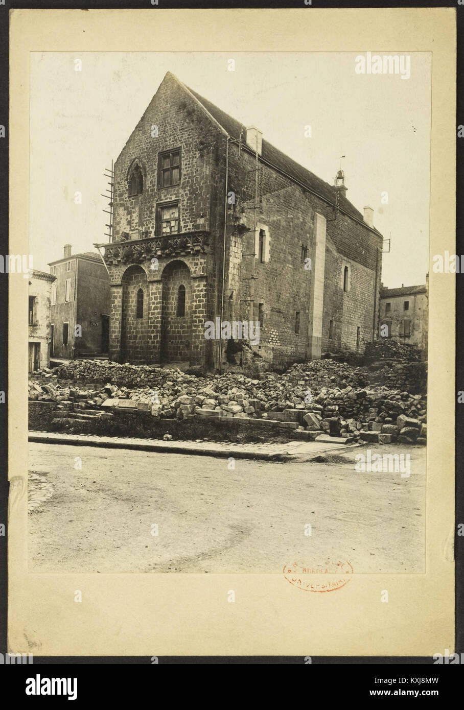 Ancien Hôtel de Ville La Réole 2 (Brutails) Foto Stock