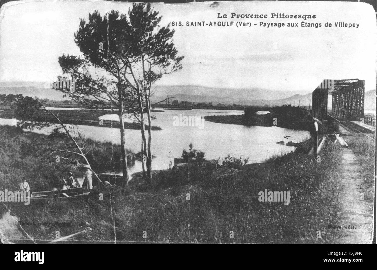 Ancien viaduc ferroviaire de la Galiote à Saint-Aygulf Fréjus Foto Stock