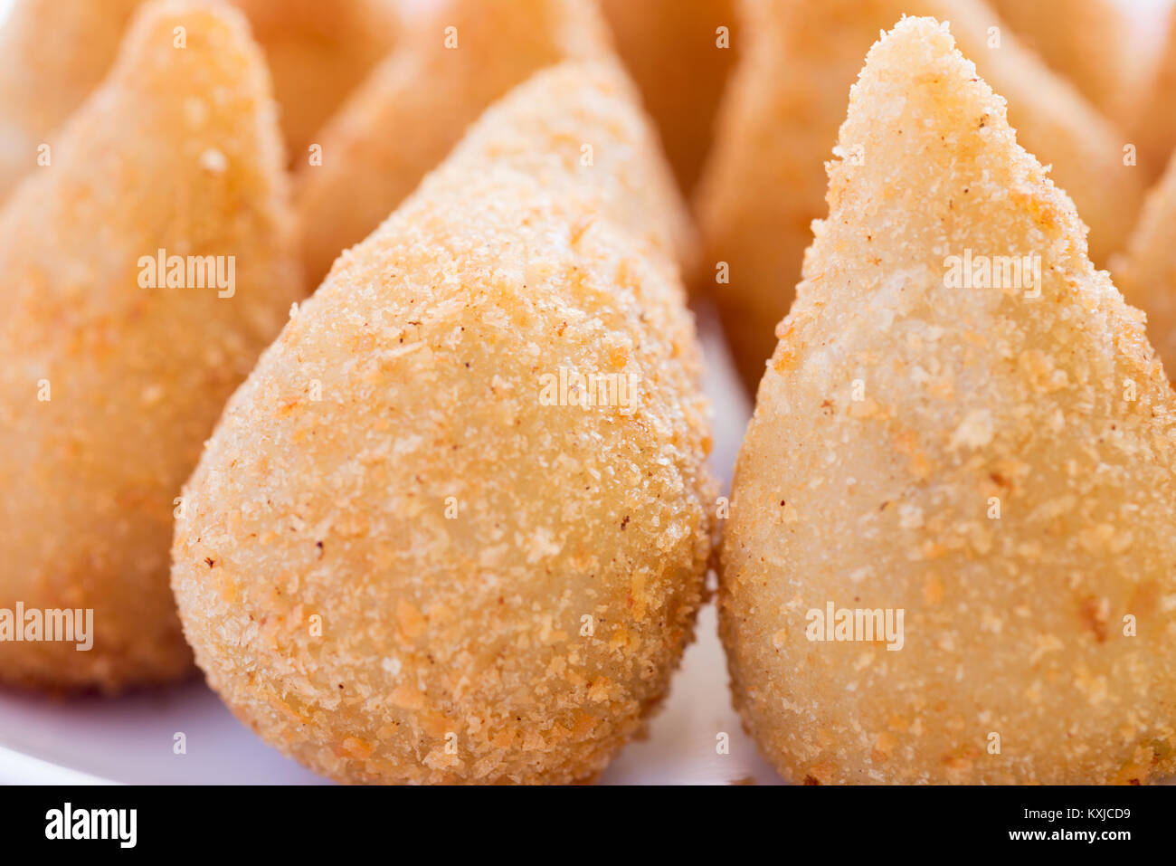 Coxinha, cibo brasiliano Foto Stock