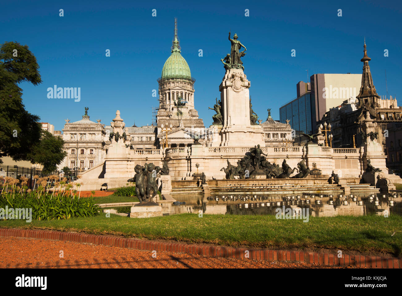 Palazzo dell'Argentina Congresso Nazionale, Buenos Aires, Argentina Foto Stock