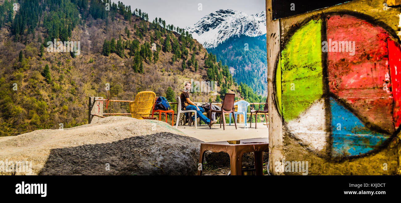 Tosh Village - Himachal Pradesh - India © Sauriêl Ltd | Samantha Scholl | fb.com/SaurielPhotography | www.saurielcreative.com Foto Stock