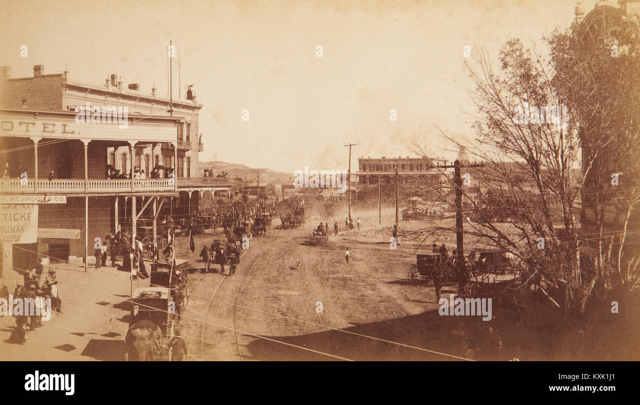 El Paso - Il giorno Il Circus è venuto alla città Foto Stock