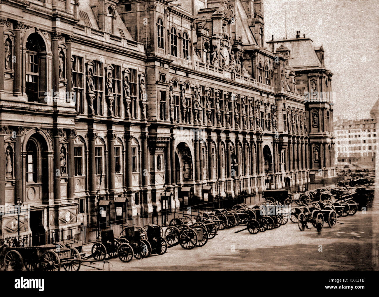 Hotel de Ville - Paris City Hall Foto Stock