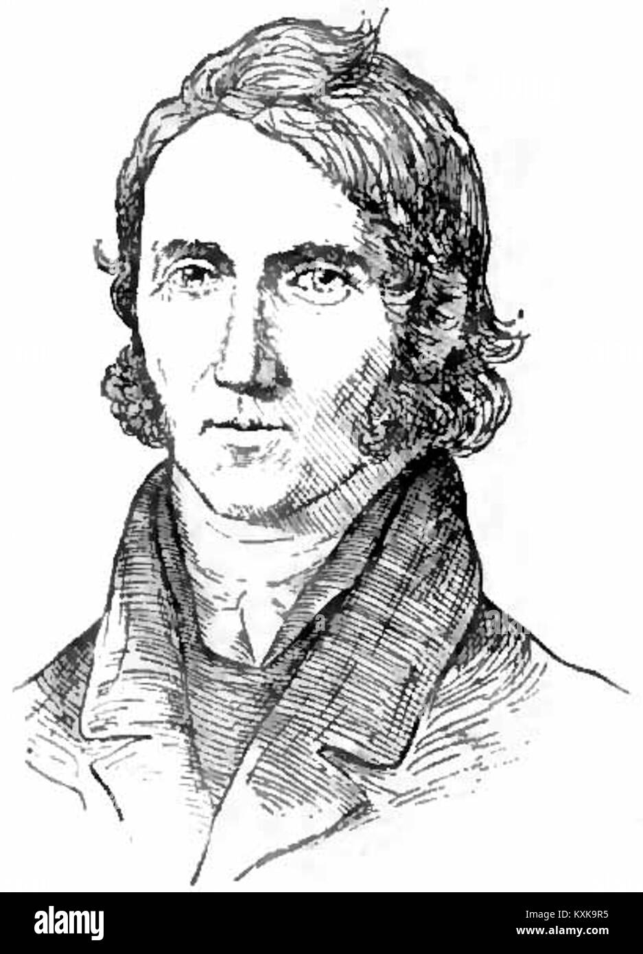 William Ellery Channing è stato un ministro unitario e teologo americano, noto per i suoi contributi al pensiero religioso, all'etica e alla riforma sociale negli Stati Uniti durante il XIX secolo. Foto Stock