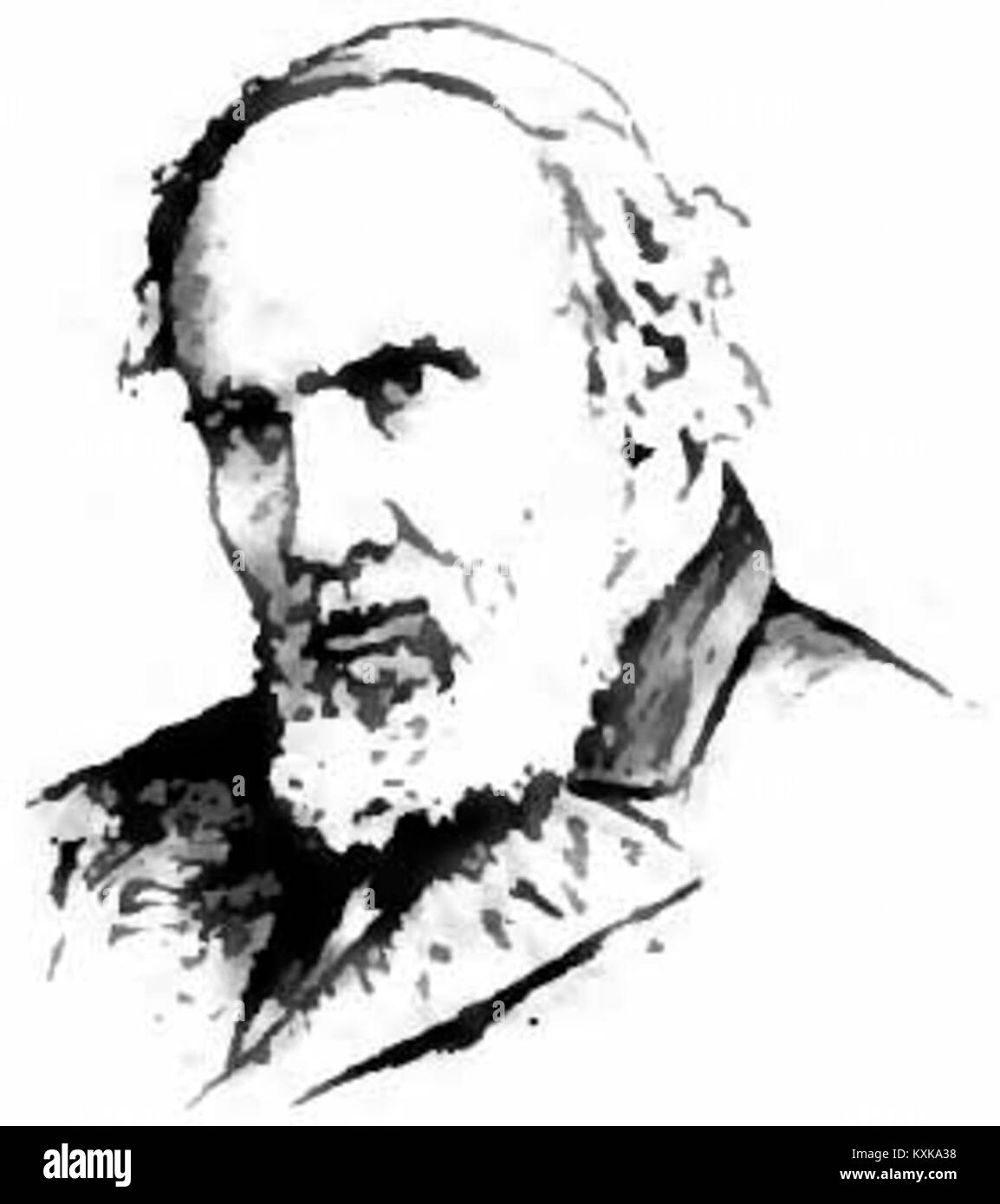 Voce di Appletons su Christian Schussele, un pittore del XIX secolo noto per le sue opere storiche e allegoriche nell'arte americana. Foto Stock