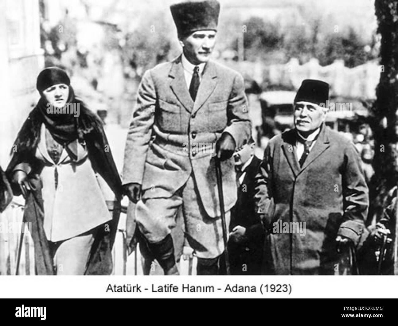 Atatürk ve Latife Uşşaki Foto Stock