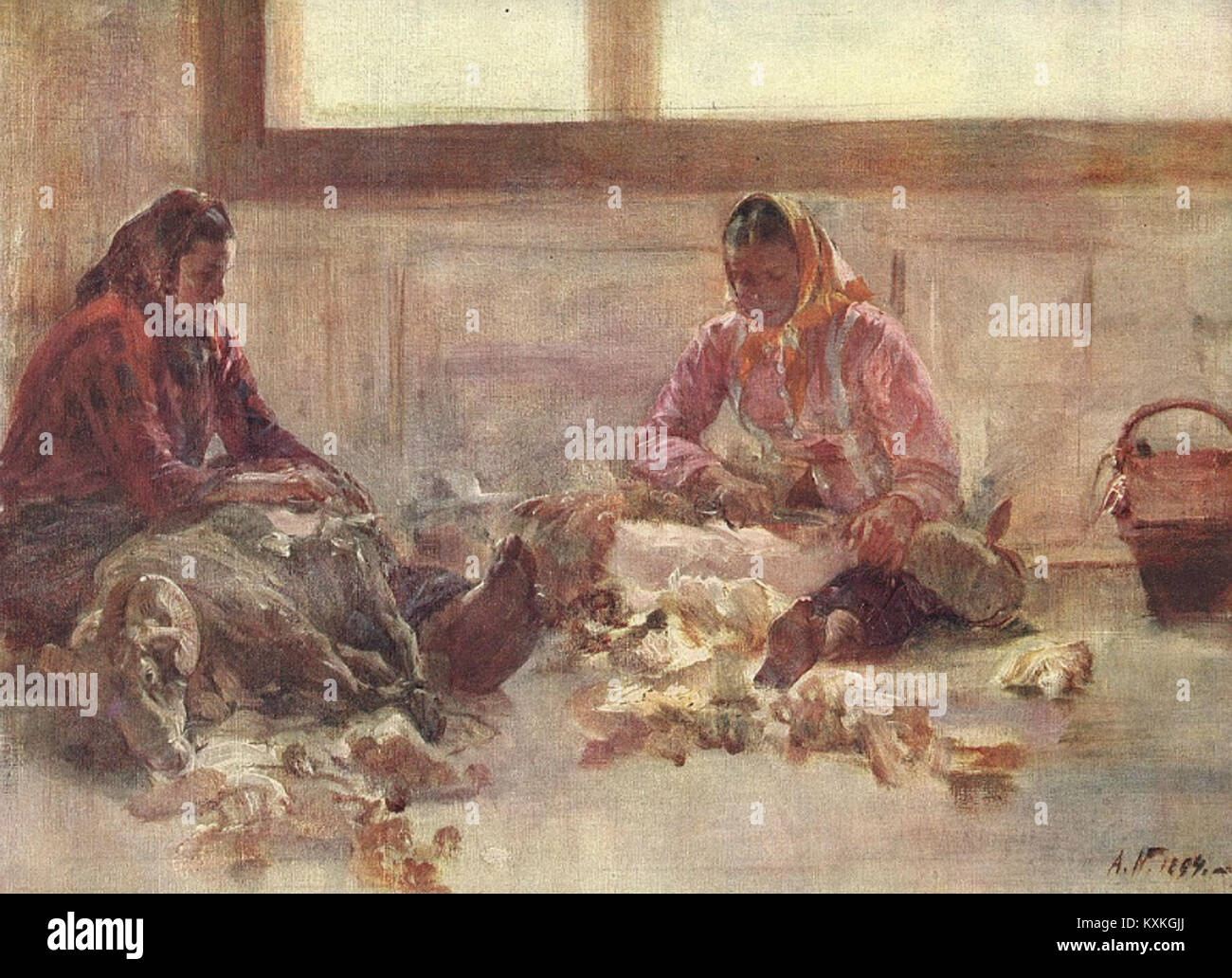 Ritratto di Augustin Nemejc, una figura storica associata a Struhnin e OVC, documentato per documenti storici. Foto Stock