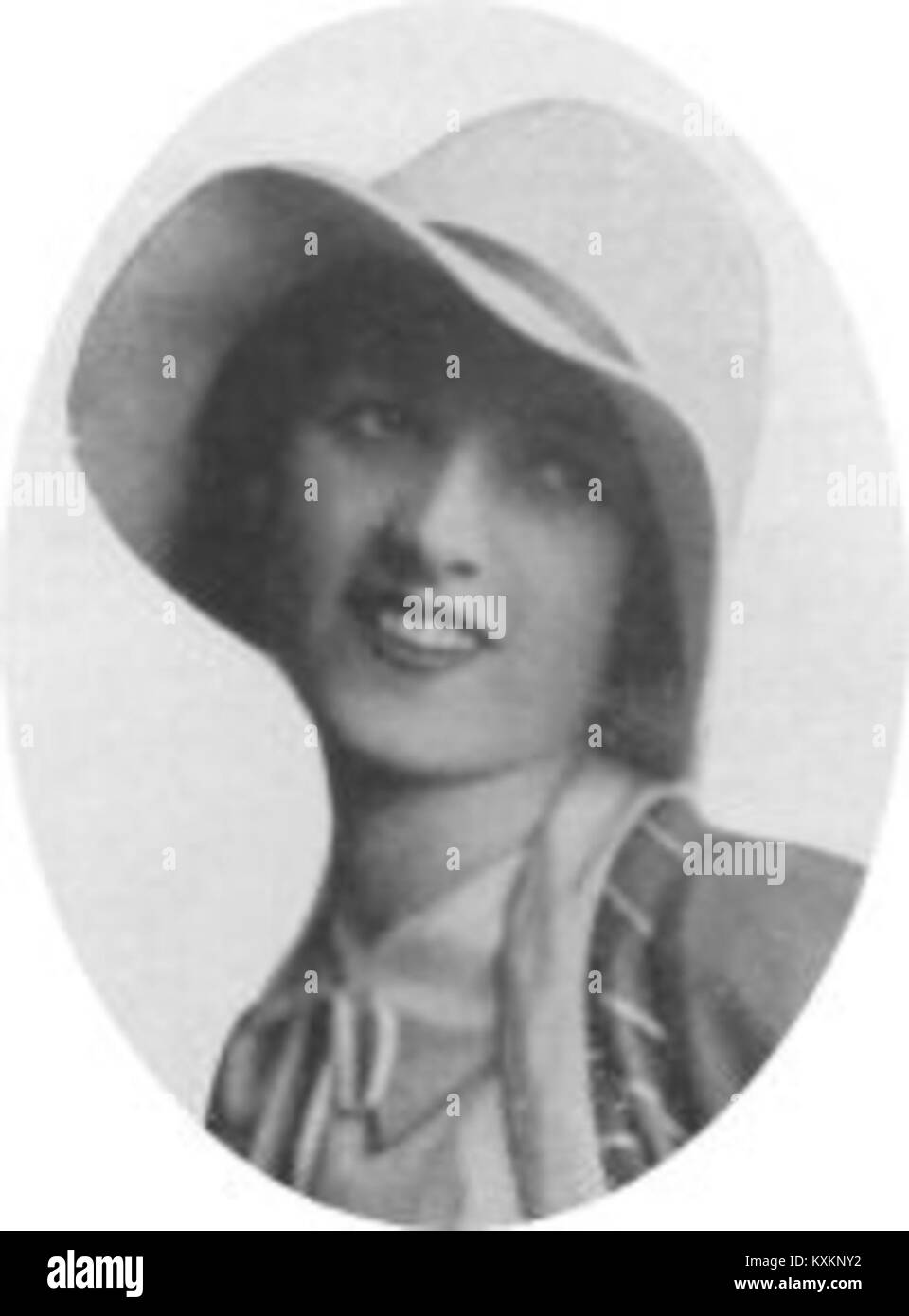 Bársony Rózsi è stata un'attrice e cantante ungherese attiva all'inizio del XX secolo, nota per i suoi contributi al teatro e all'operetta ungherese. Foto Stock