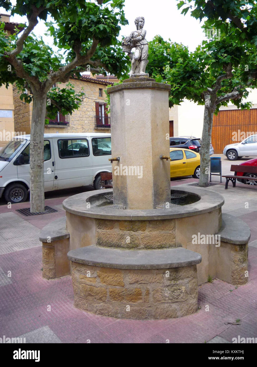 Baños de Ebro - fuente 1 Foto Stock