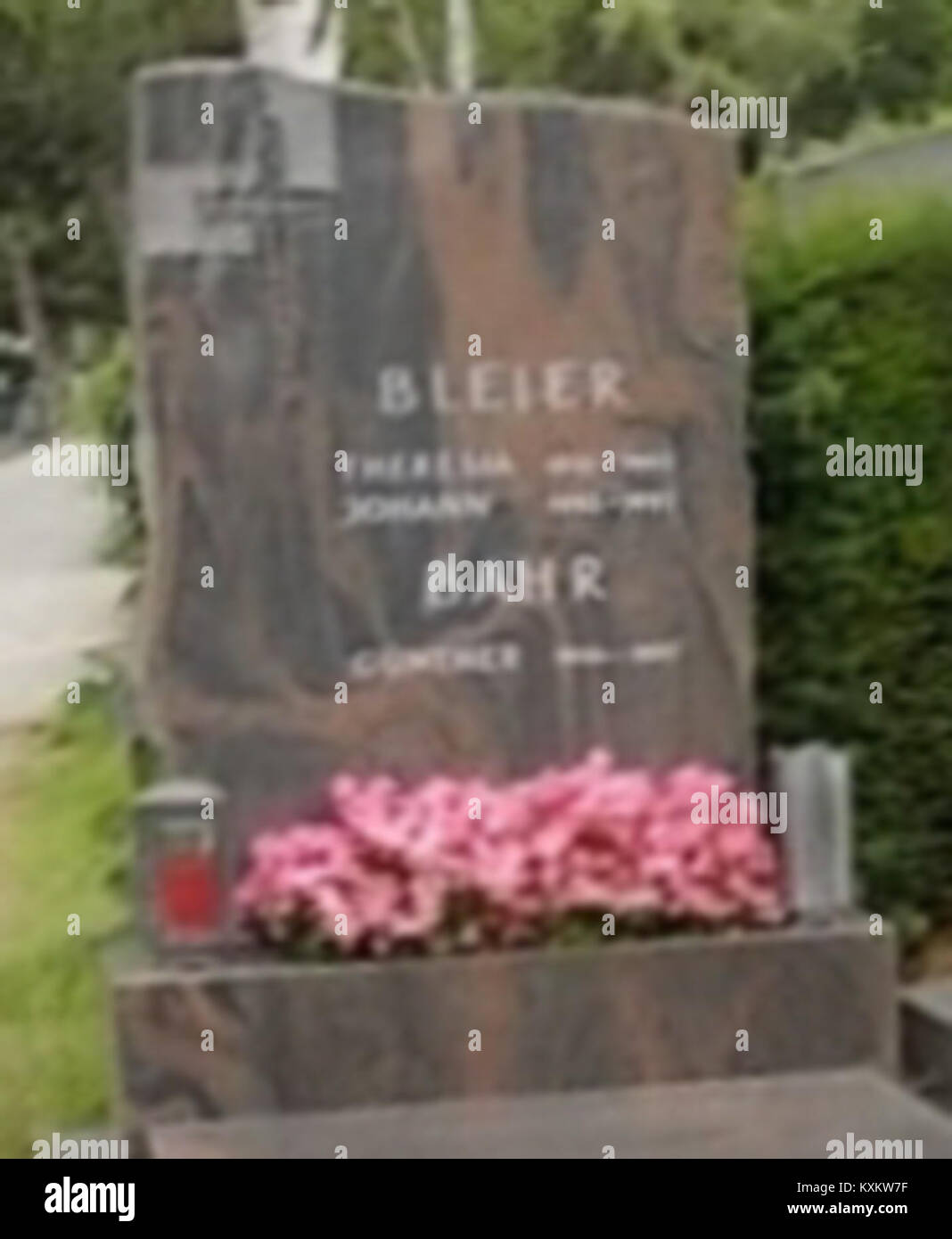 Fotografia ritratto di Günther Bahr, una figura storica documentata per scopi biografici e archivistici. Foto Stock