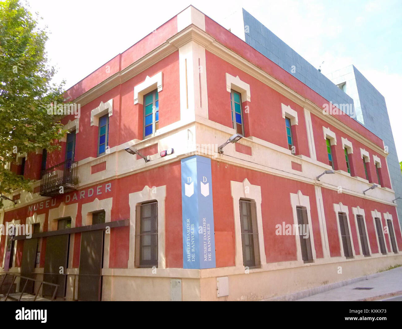 Il Museu Darder di Banyoles, in Spagna, è un museo dedicato all'interpretazione del lago Banyoles e della sua natura circostante. Il museo offre mostre sull'ecologia e la storia della regione. Foto Stock