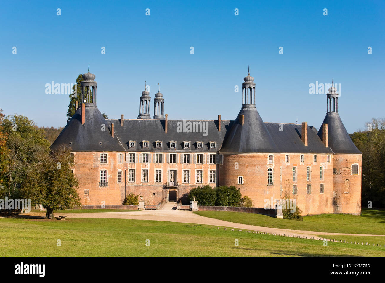 Château de Saint-Fargeau, Yonne, Borgogna, Francia Foto Stock