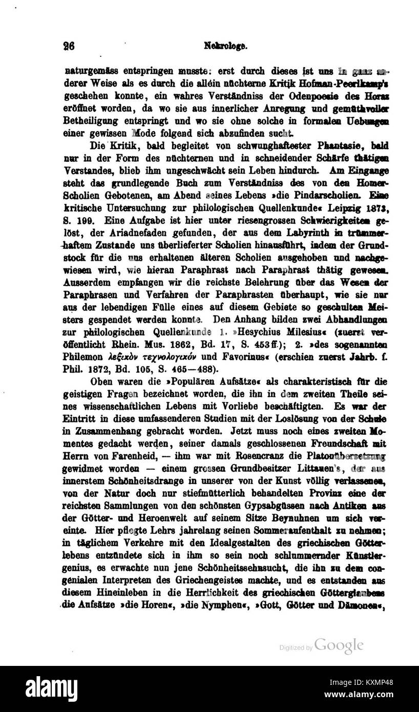 Il "Biographisches Jahrbuch für Altertumskunde" è un libro annuale che fornisce informazioni storiche e biografiche su studi antichi, studi classici e archeologia. Foto Stock