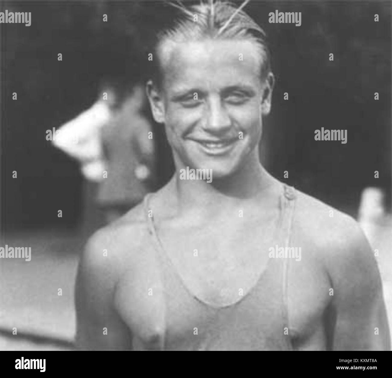 Björn Borg, nato nel 1938, è un leggendario tennista svedese famoso per il suo dominio negli anni '1970 e '1980 I suoi successi nei principali tornei gli valsero il riconoscimento internazionale. Foto Stock