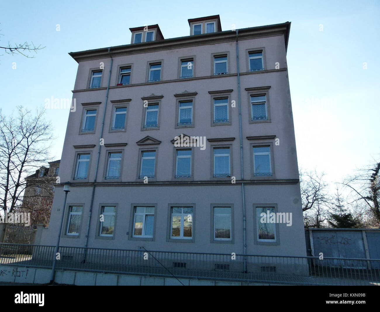 Bauhofstrasse 11 a Friedrichstadt è un indirizzo storico noto per la sua architettura e il contributo al layout urbano della città. Foto Stock