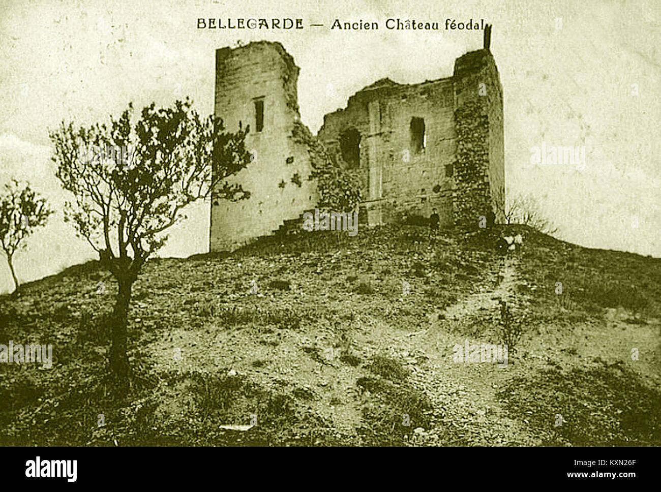 Bellegarde Ancien château Foto Stock