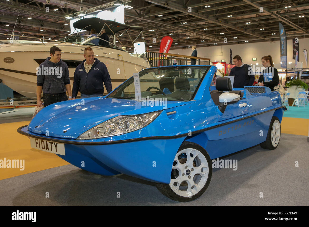 Londra, Regno Unito. Il 10 gennaio, 2018.Sua Altezza Reale la Principessa Anna frequenta il primo giorno del London Boat Show a Londra Excel. Foto Stock