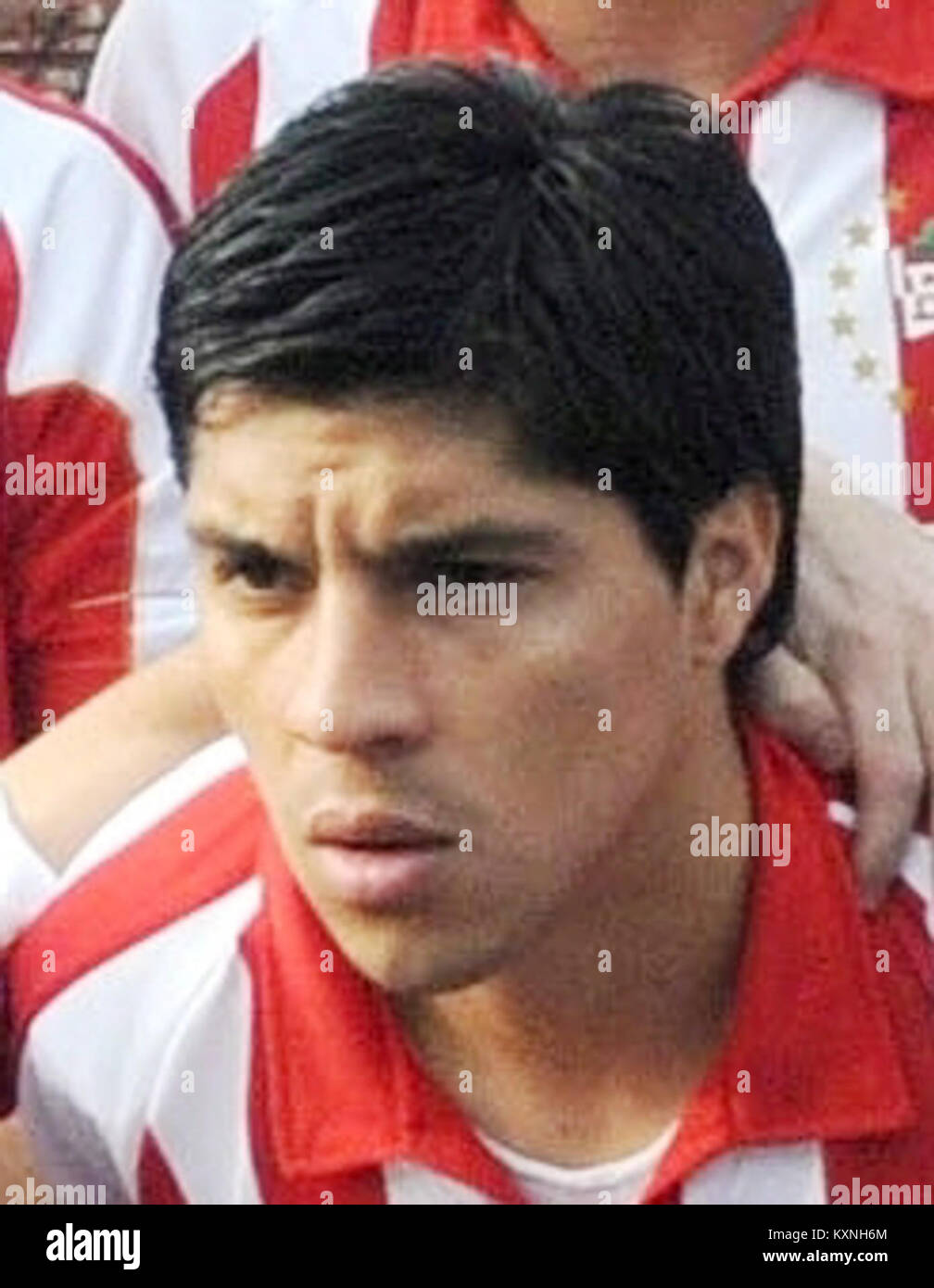 Enzo Pérez ha giocato per l'Estudiantes de la Plata nel 2010, rappresentando il calcio argentino e le prestazioni competitive della squadra. Foto Stock