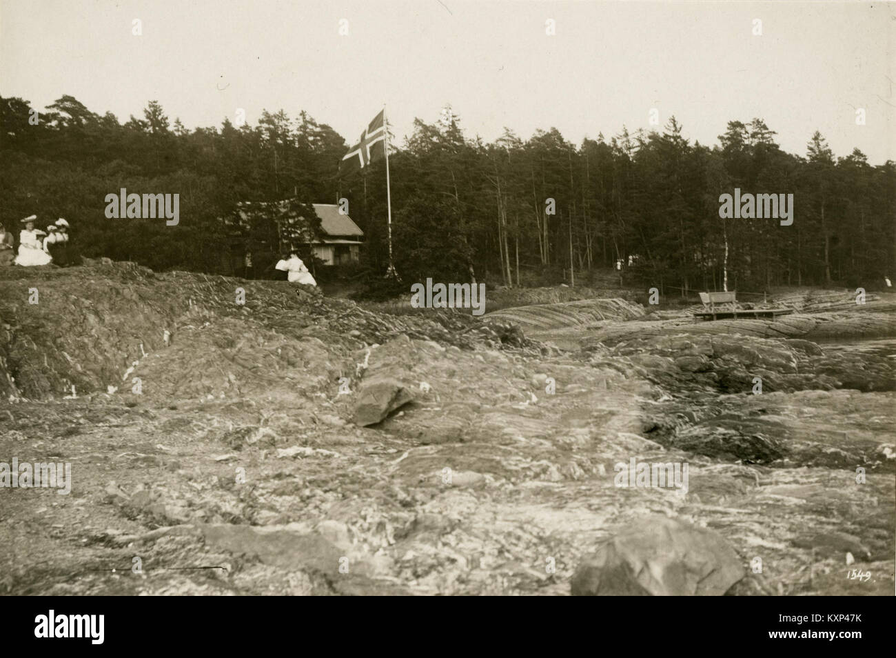 Questa fotografia mostra Bygdøy, un quartiere di Oslo noto per il suo significato storico e il suo patrimonio culturale. Bygdøy ospita diversi musei ed è una posizione chiave nel paesaggio culturale norvegese. Foto Stock
