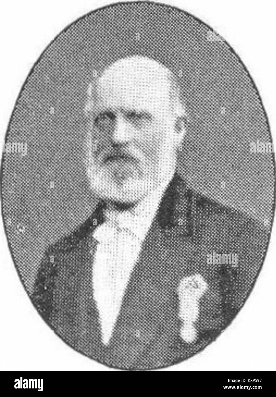 Carl Israel Sandström, una figura storica, nota per i suoi contributi in campo militare o scientifico svedese. Foto Stock