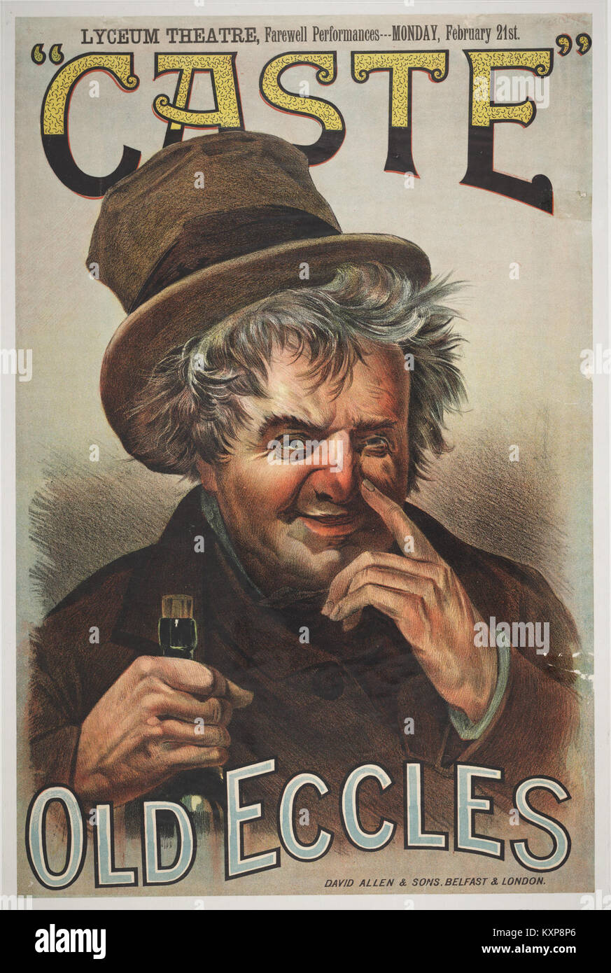 Un'opera d'arte documentata della Weir Collection intitolata "Caste", che rappresenta uno studio visivo della gerarchia sociale o delle distinzioni di classe nelle comunità umane. Foto Stock