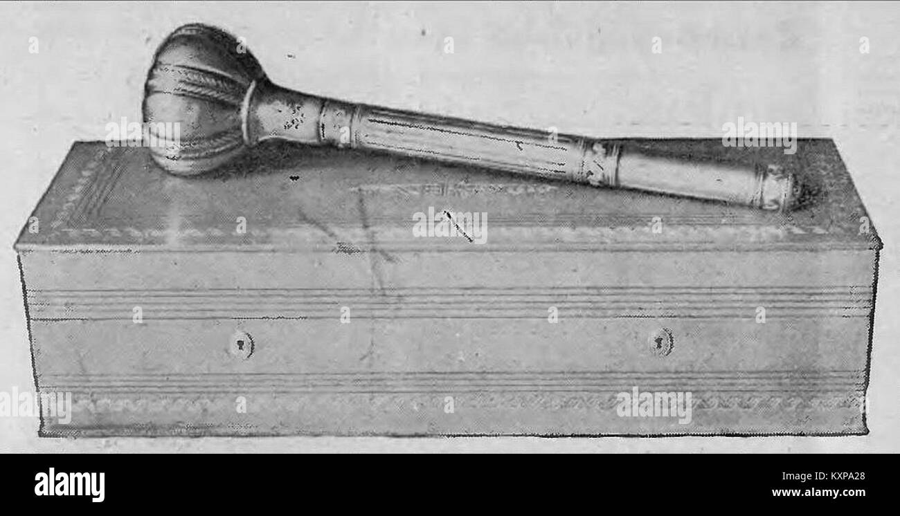 La Bulawa, una mazza cerimoniale di Edward Śmigły-Rydz, simboleggia l'autorità e la leadership della figura militare e politica polacca negli anni '1930 Foto Stock