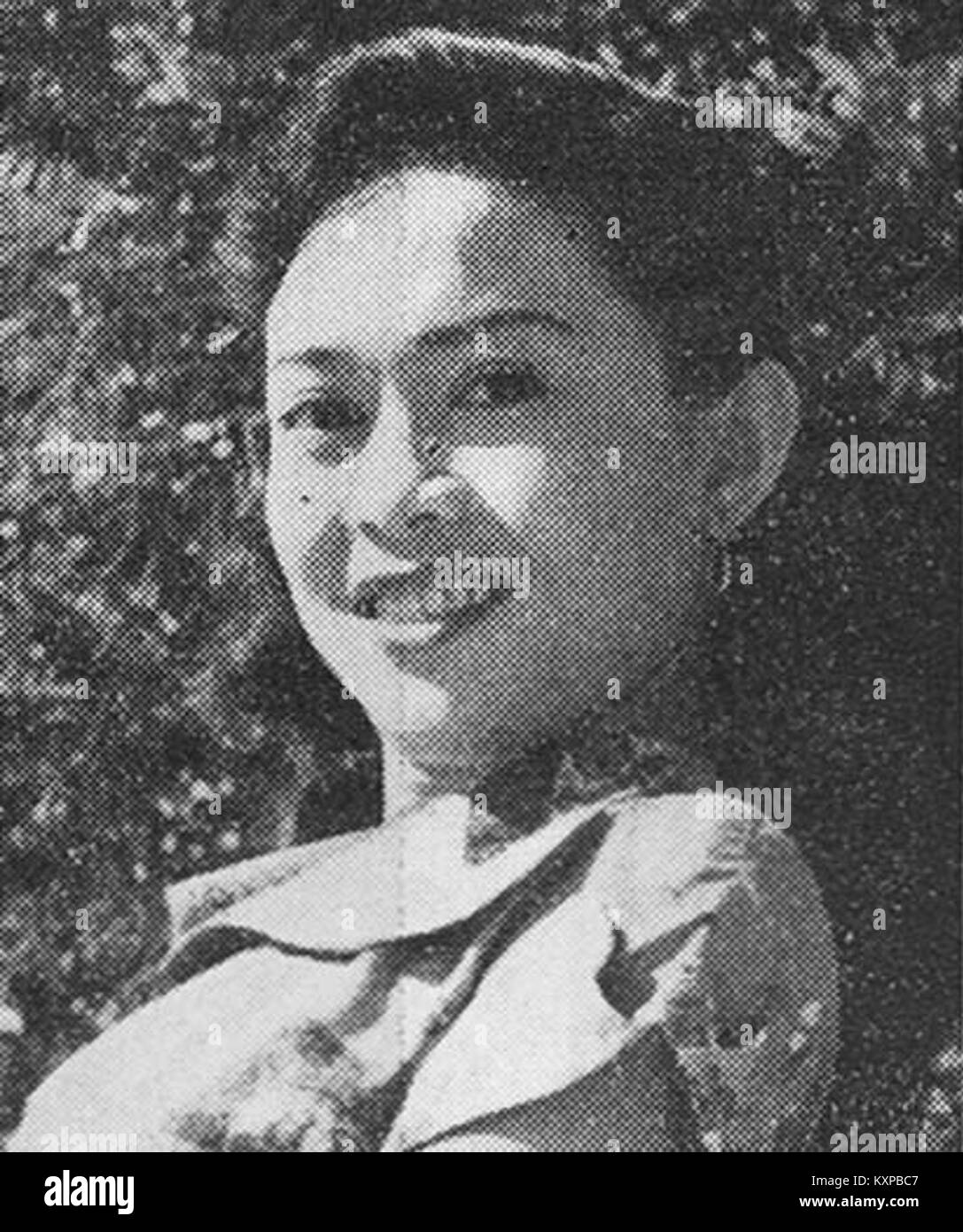 Ermina Zaenah è apparsa in Film vera Issue 1,6, maggio 1954, documentata come parte della storia cinematografica indonesiana e della cultura cinematografica. Foto Stock