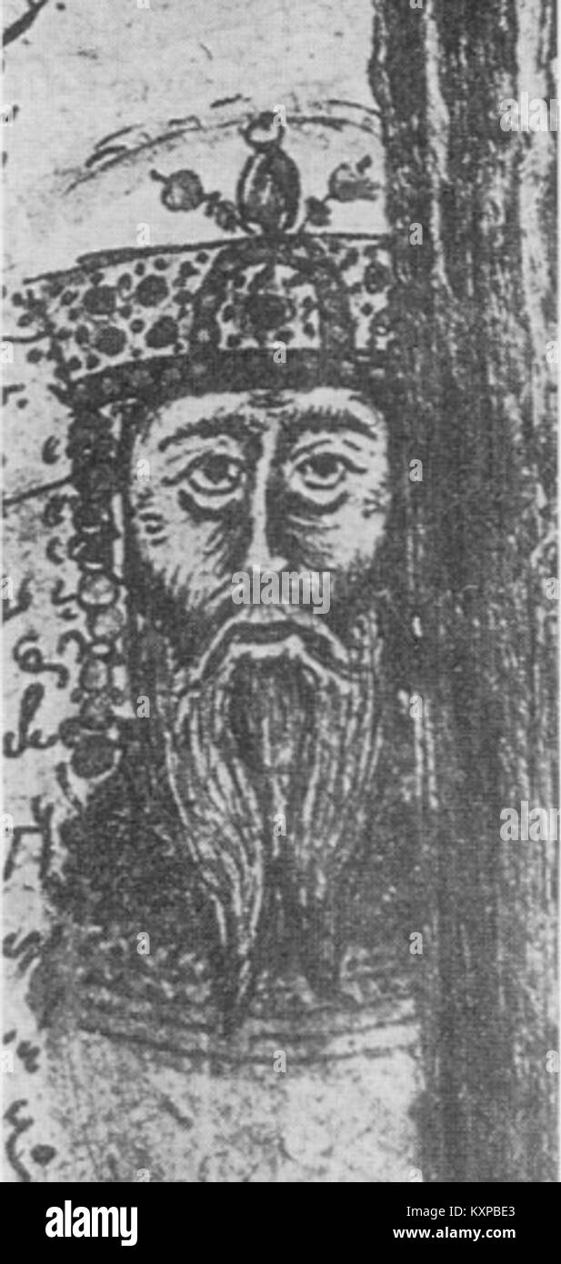 Costantino VIII (960–1028) fu imperatore bizantino dal 1025 al 1028, noto per il suo ruolo nella dinastia macedone e il governo dell'Impero bizantino. Foto Stock