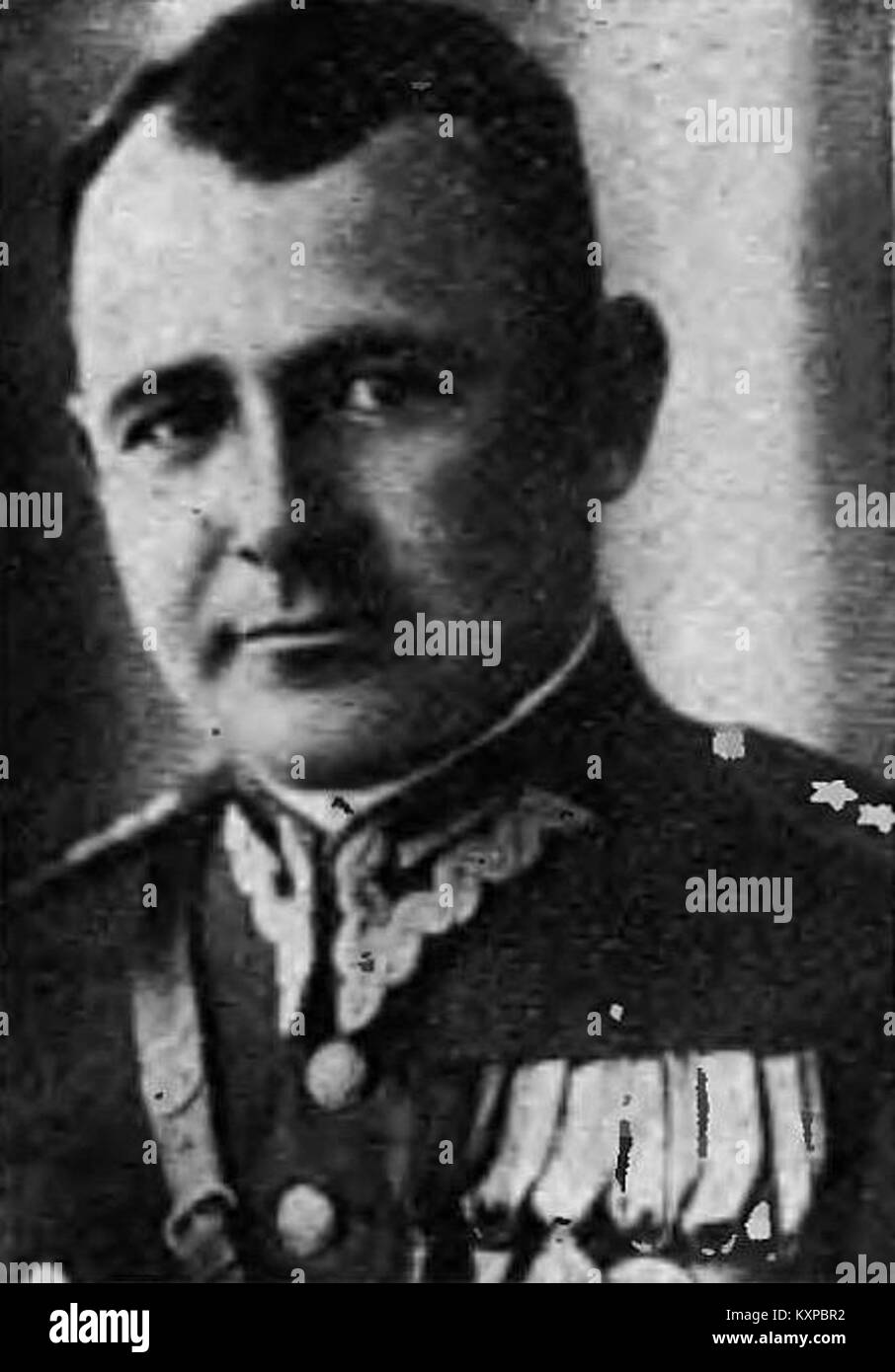 Czesław Dmochowski è stato un tenente colonnello polacco nato nel 1897. Prestò servizio nell'esercito polacco ed era membro del 16th Infantry Regiment. Foto Stock