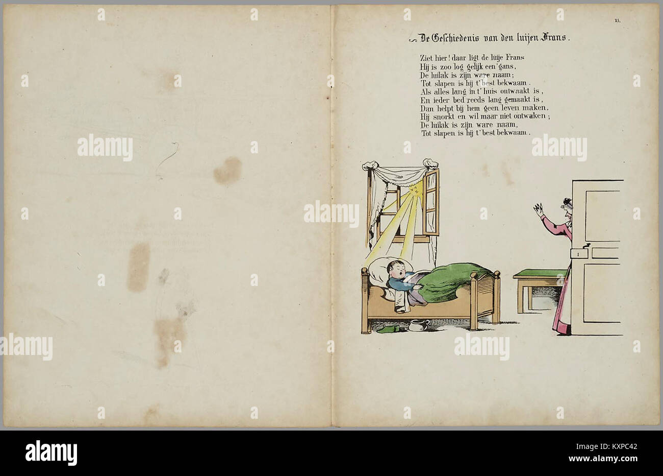 Questo libro per bambini, un seguito di Der Struwwelpeter, presenta storie illustrate progettate per scopi educativi e di intrattenimento nella letteratura dell'inizio del XX secolo. Foto Stock