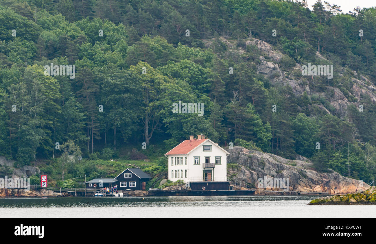 Fotografia della stazione di ricerca marina di Born, Germania, dedicata allo studio degli ecosistemi marini e della biodiversità nell'ambito di programmi di ricerca scientifica. Foto Stock