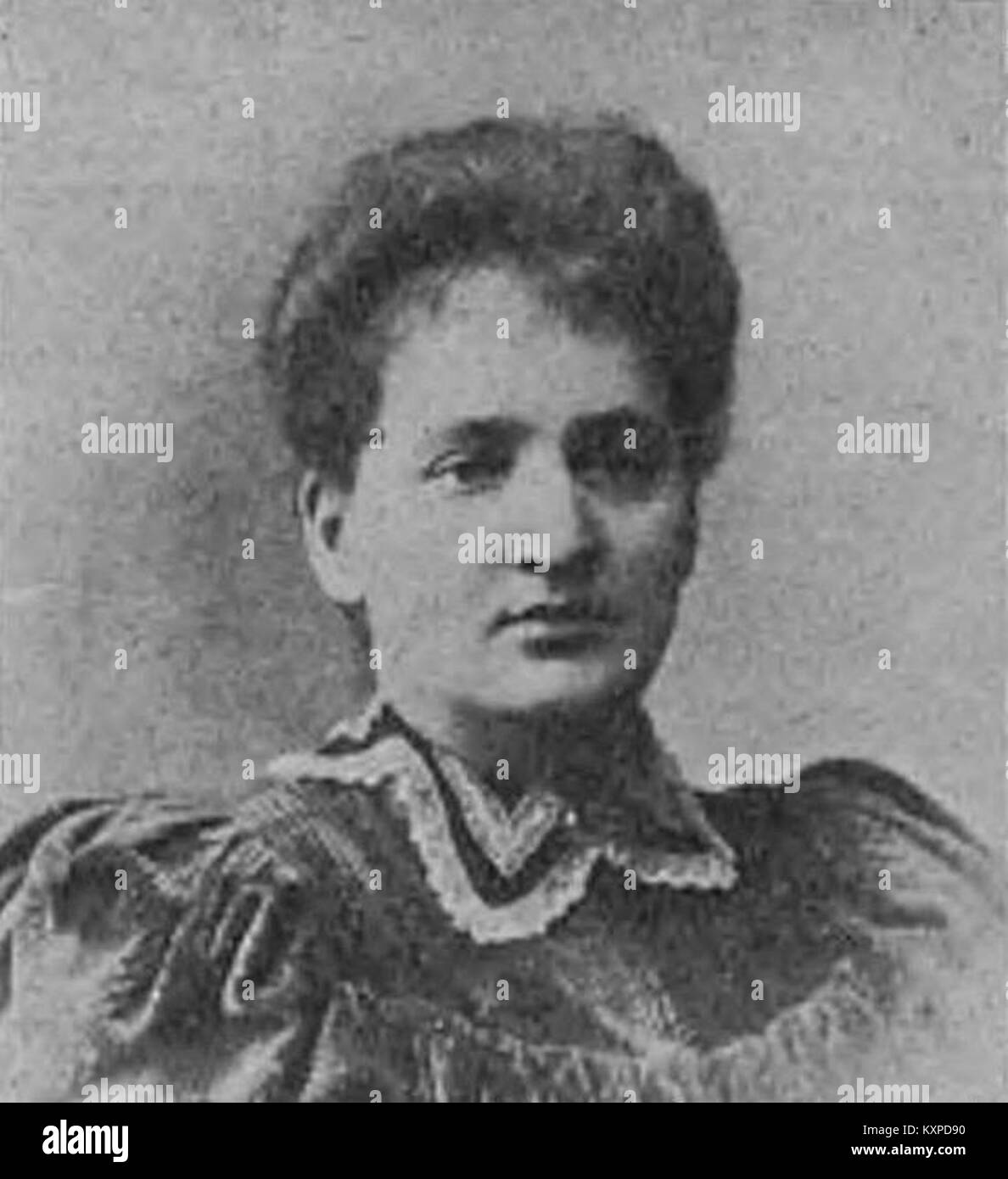 Ritratto di Bronisława Dłuska, evidenziando il suo significato storico e culturale in Polonia prima del 1901. Foto Stock