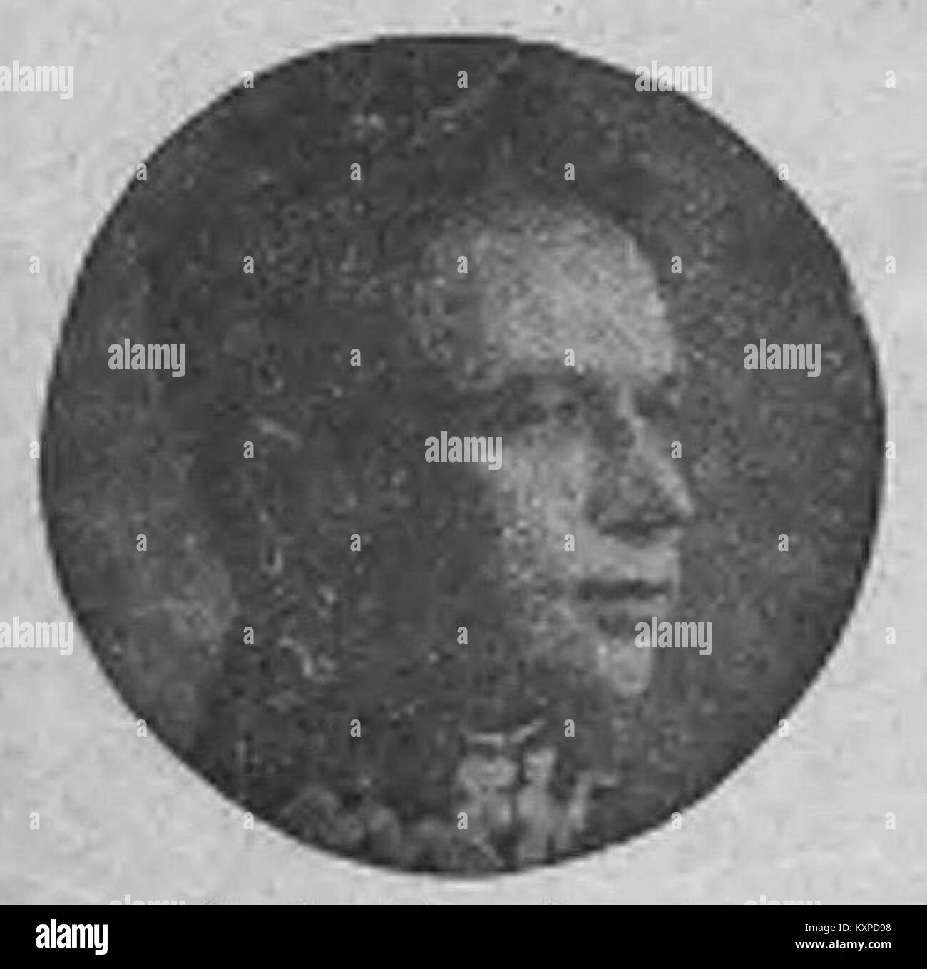 Questo ritratto mostra il capitano Hendryck, raffigurante il suo aspetto, il suo ruolo militare e il suo significato storico prima del 1923. Foto Stock