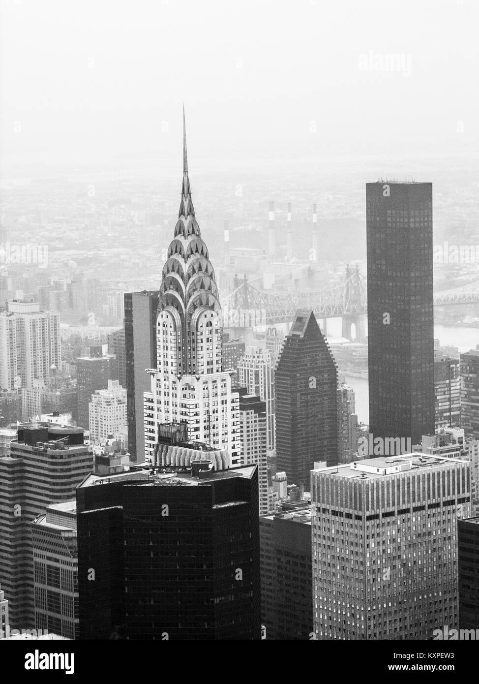 In bianco e nero di New York Ray Boswell Foto Stock