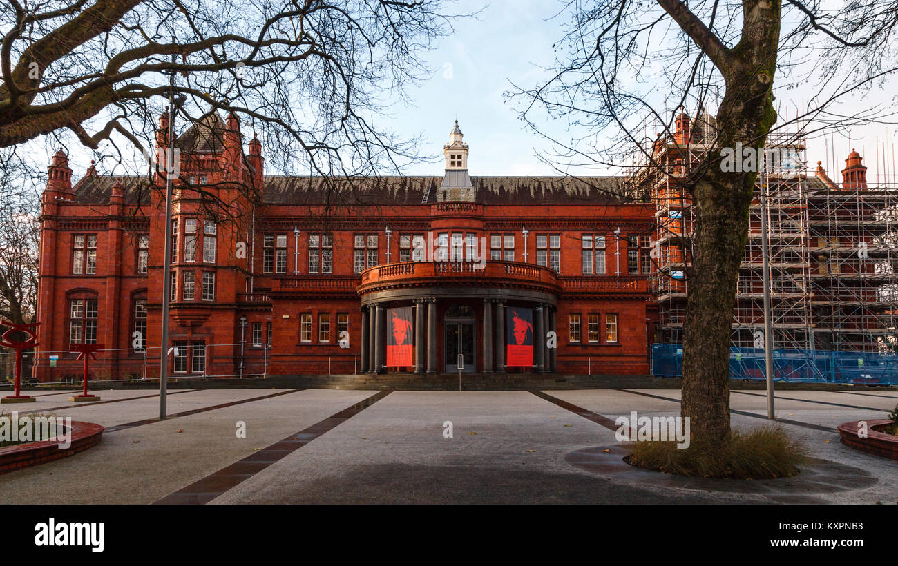 La galleria Whitworth, Manchester, Dicembre 2016 Foto Stock