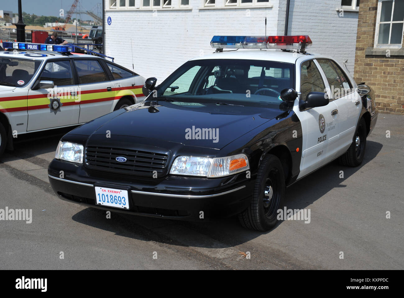 Ford Crown Victoria P71 Intercettore di polizia American automobile della polizia Foto Stock
