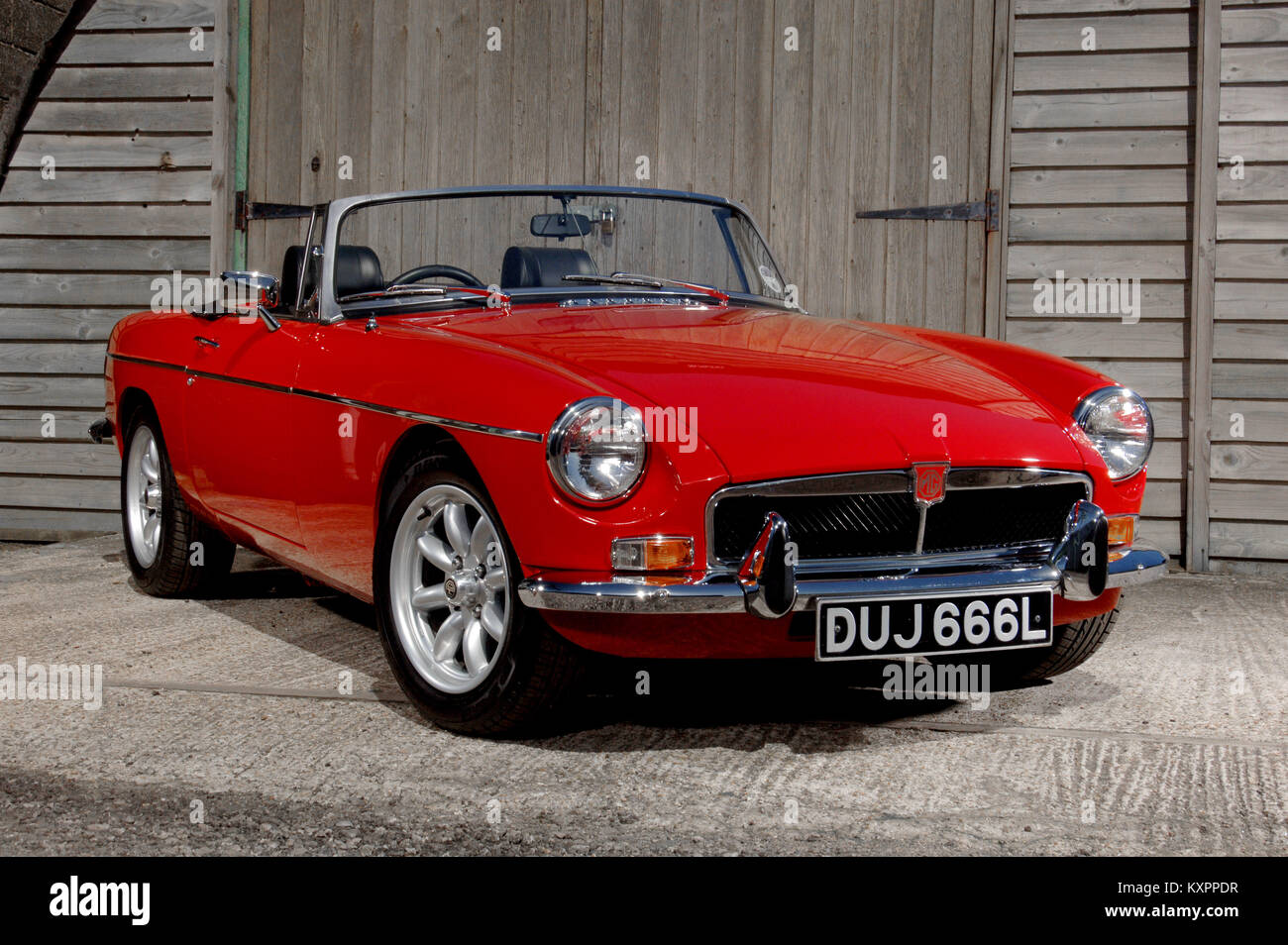 1973 MGB classic open top British Auto sportiva Foto Stock