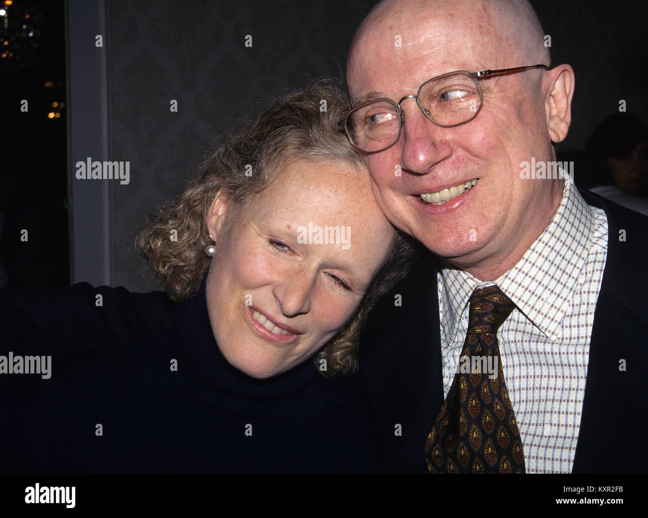 Glenn Close e George Hearn raffigurato all'61st dramma annuale classifica Awards per il teatro presso il Plaza Hotel di New York City il 5 marzo 1995. © RTMcbride / MediaPunch. Foto Stock