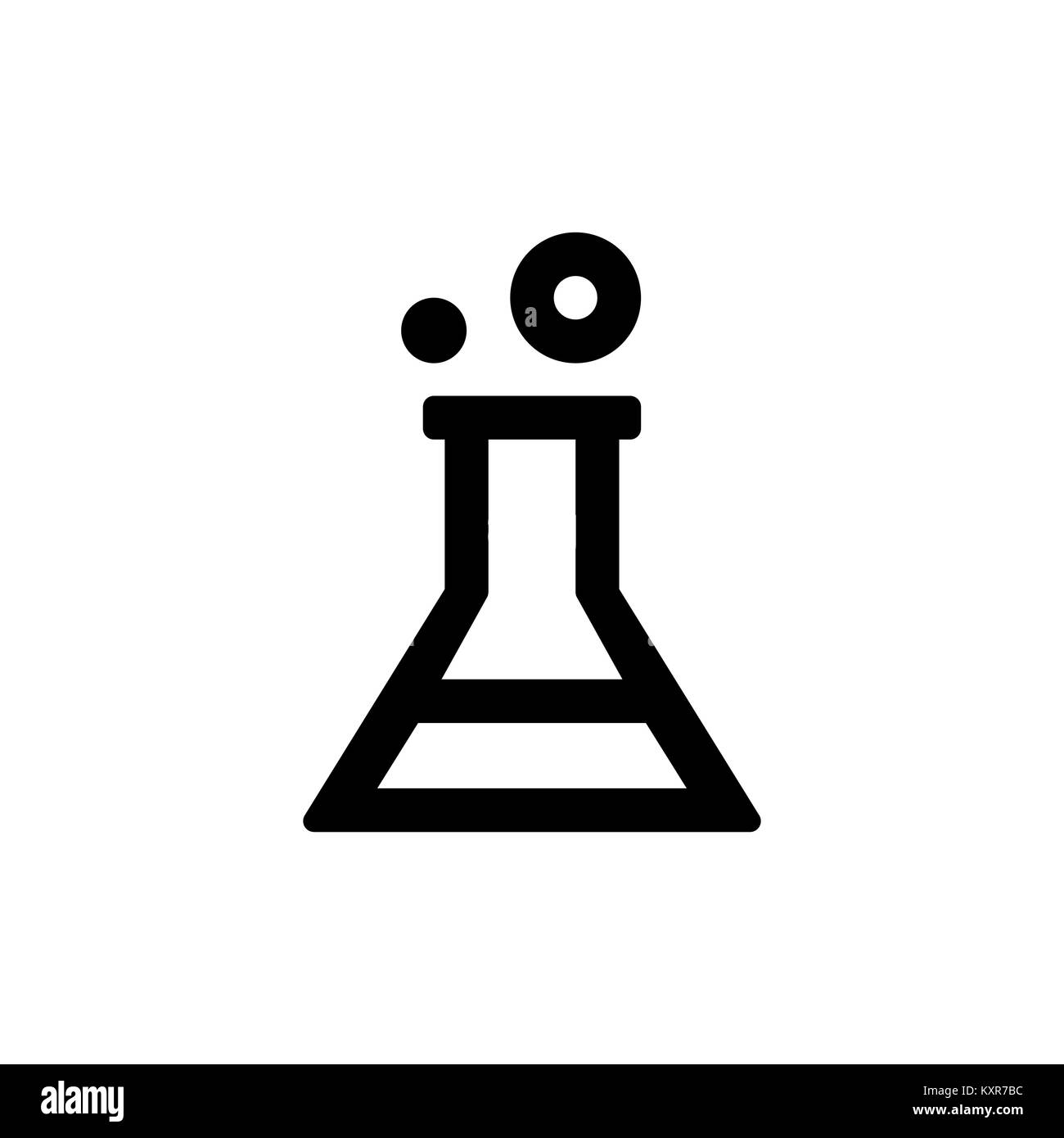 Icona del pallone per semplice piatto stile design dell'interfaccia utente. Illustrazione Vettoriale