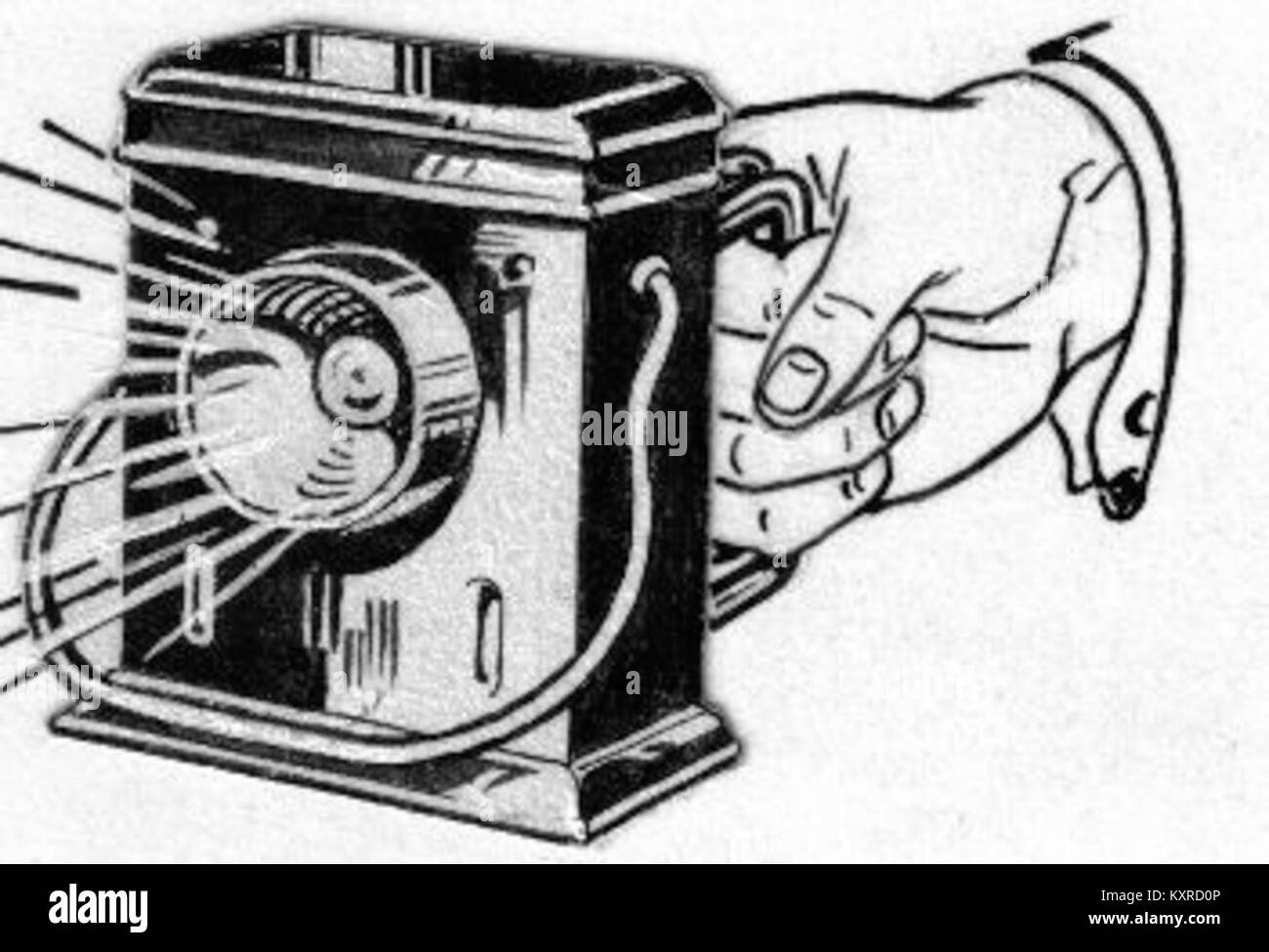 Un occhio di bue è il punto centrale di un bersaglio, spesso utilizzato in sport come tiro con l'arco, tiro a segno e giochi di precisione per indicare il punteggio più alto o il punto più preciso. Foto Stock