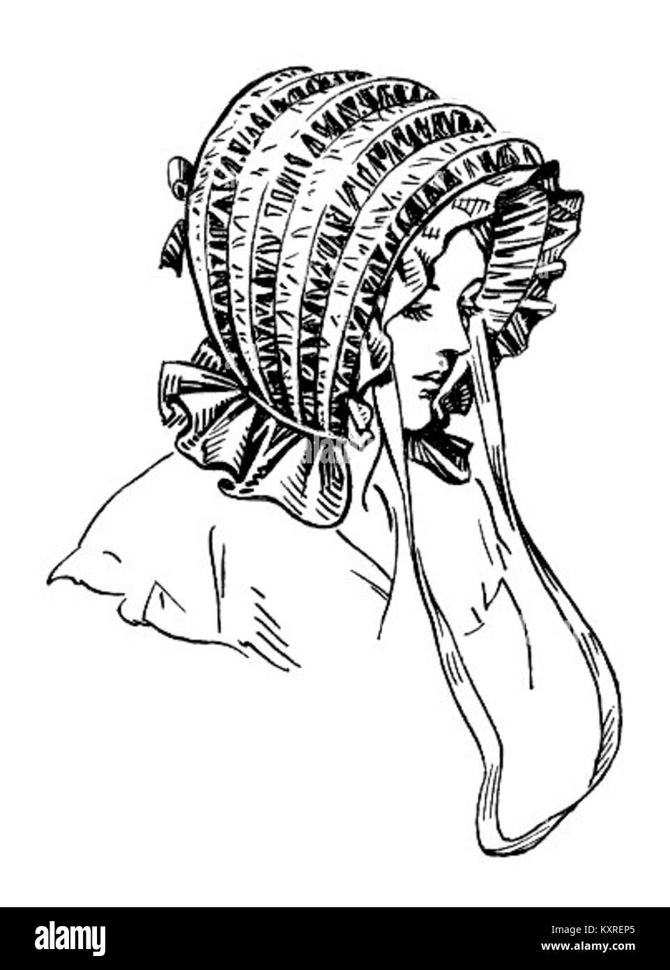 Un calash del XIX secolo, una carrozza leggera a quattro ruote con cappuccio pieghevole, utilizzata per il trasporto personale durante il periodo vittoriano. Foto Stock