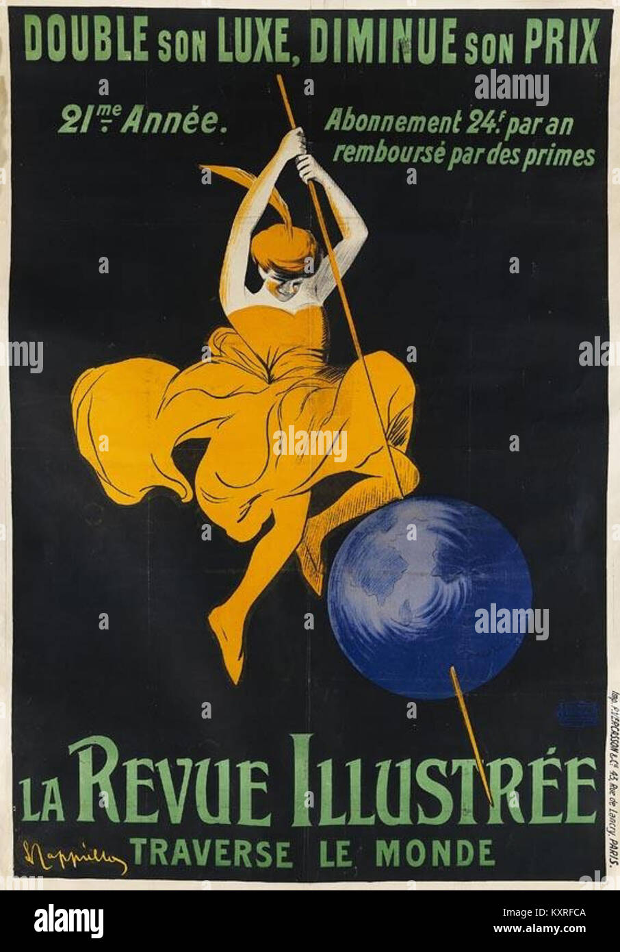 Cappiello Revue illustrée 1906 Foto Stock