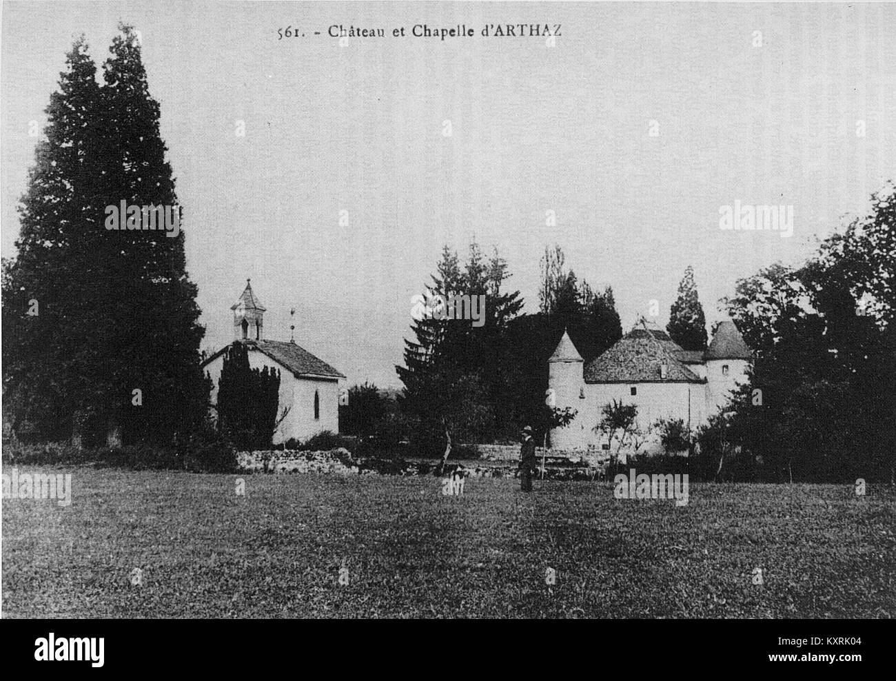Château de Baudry ancien Foto Stock