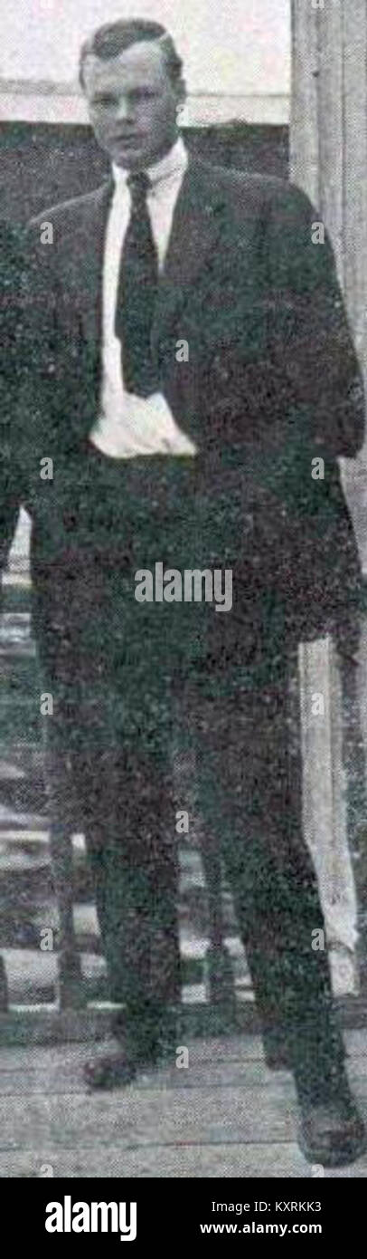 Charles Daniels ha vinto i 100 metri di stile libero alle Olimpiadi di Atene del 1906, segnando un risultato significativo nel nuoto competitivo. La sua vittoria contribuì alla crescita dello sport all'inizio del XX secolo. Foto Stock