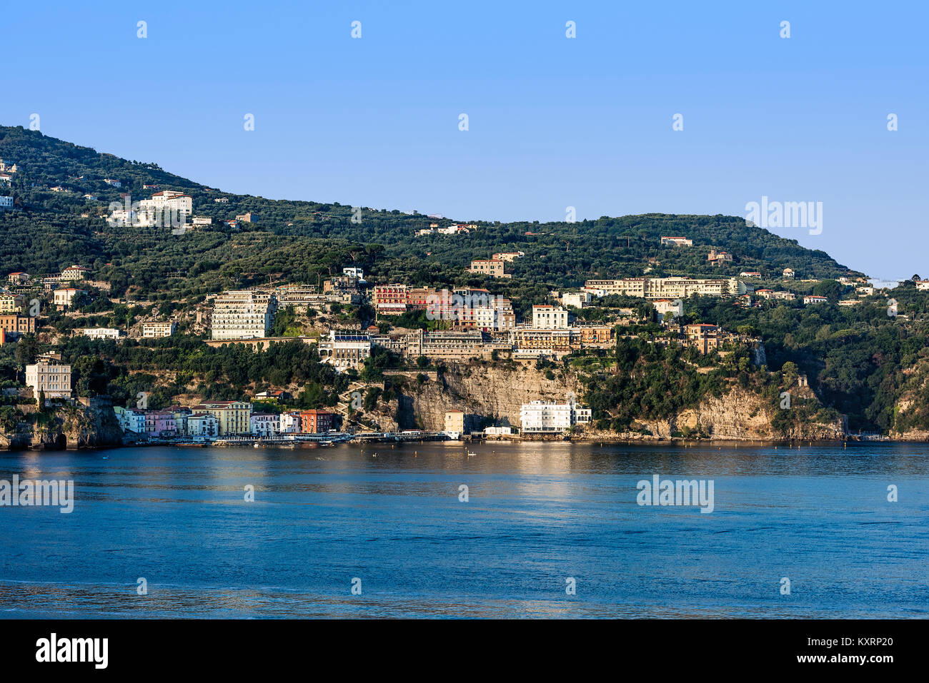 La Marina Grande di Sorrento vicino a Napoli, Italia. Foto Stock