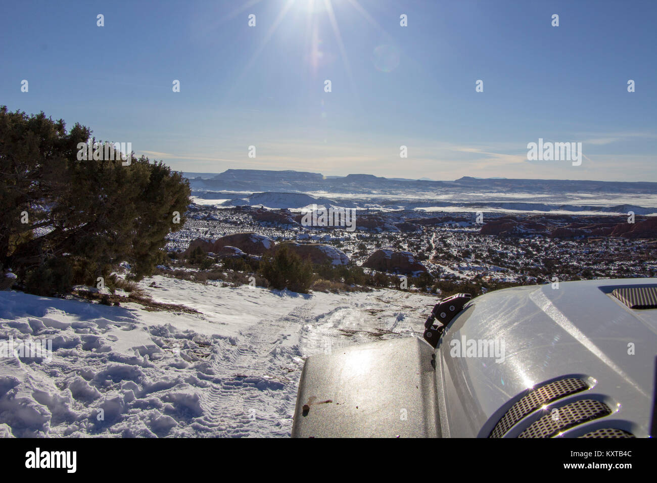 Esplorare Arches National Park 2017 Foto Stock