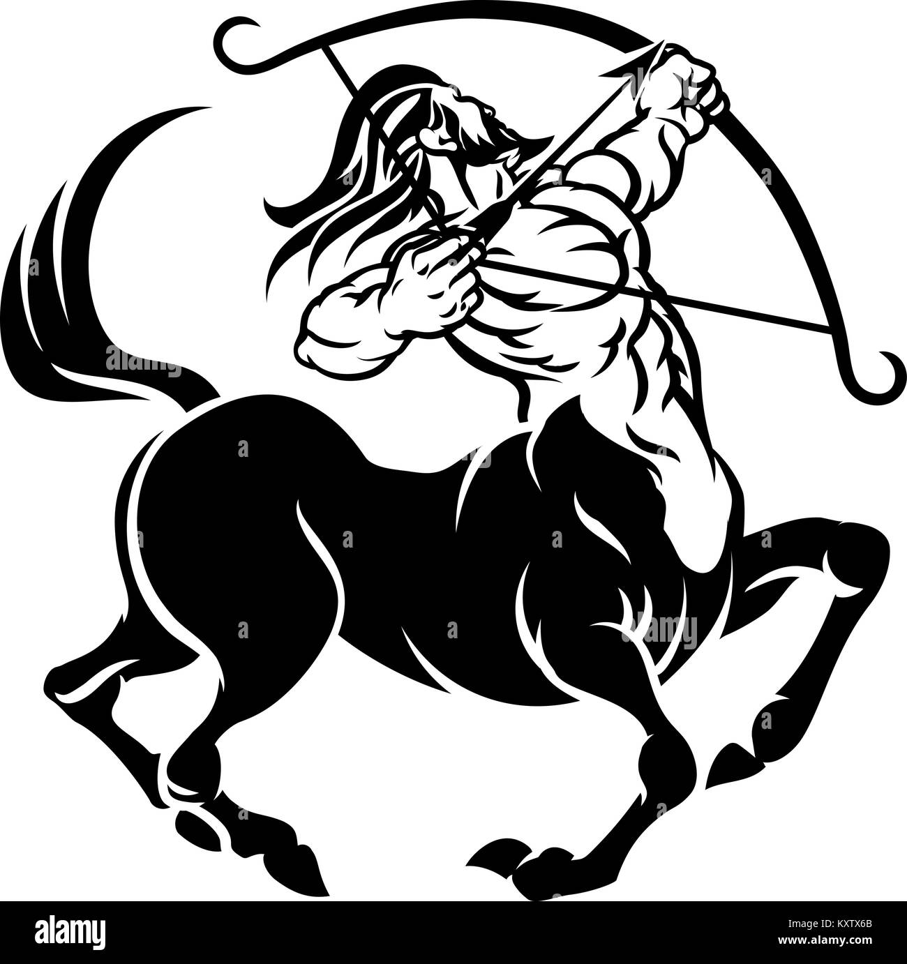 pix Stilizzato Centauro Disegno il centauro sagittario oroscopo segno