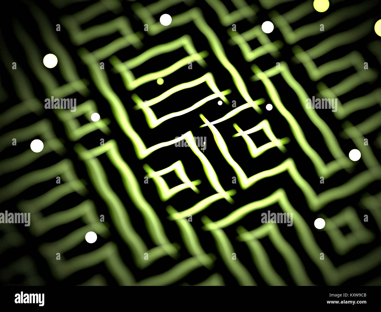 Sfondo del circuito - abstract generati digitalmente immagine Foto Stock